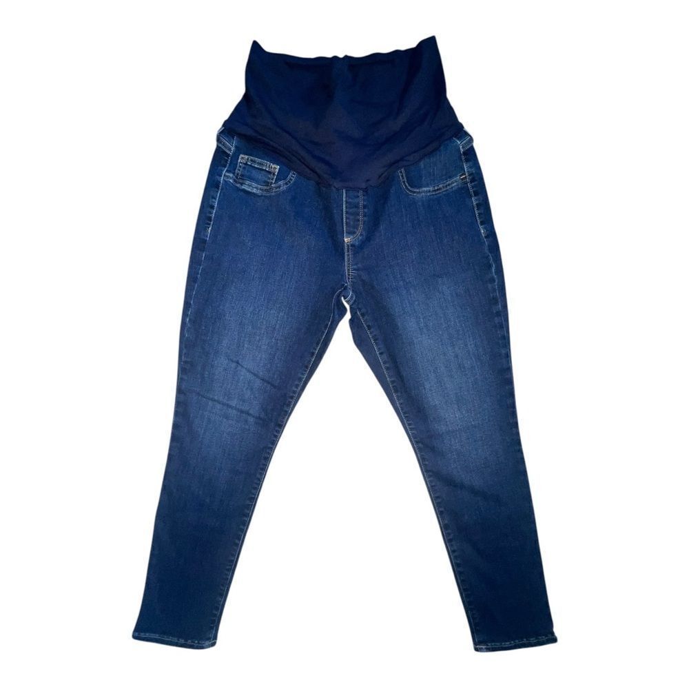 Gap Maternity Dark Wash Easy Leggings Full Panel Jeans 10/30 Regular NWOT